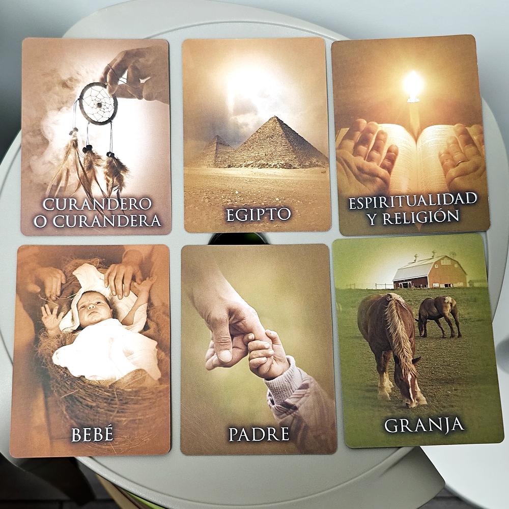 Колода оракулов прошлой жизни 44 шт. карты оракула на испанском языке 10,4*7,3 см