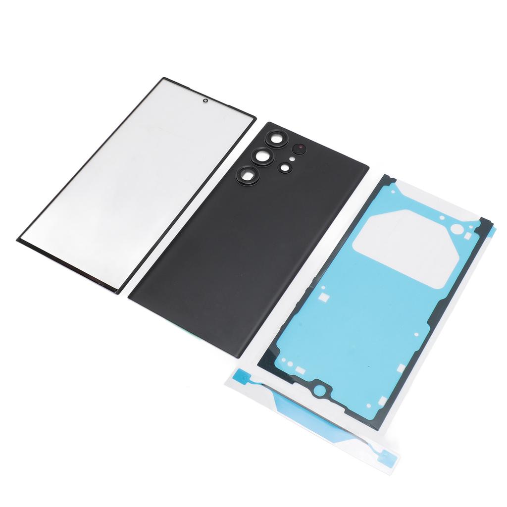 Крышка заднего стекла телефона Стекло передней панели Внешний экран с предустановленной линзой камеры Набор инструментов для ремонта Замена для Galaxy