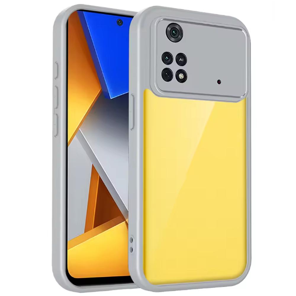 Для Xiaomi Poco M4 Pro 4G Чехол Poco M4 Pro 4G Чехол для телефона Чехол-бампер с воздушной подушкой Ударопрочный Силиконовый бампер Прозрачная Матовая Задняя крышка Жесткая