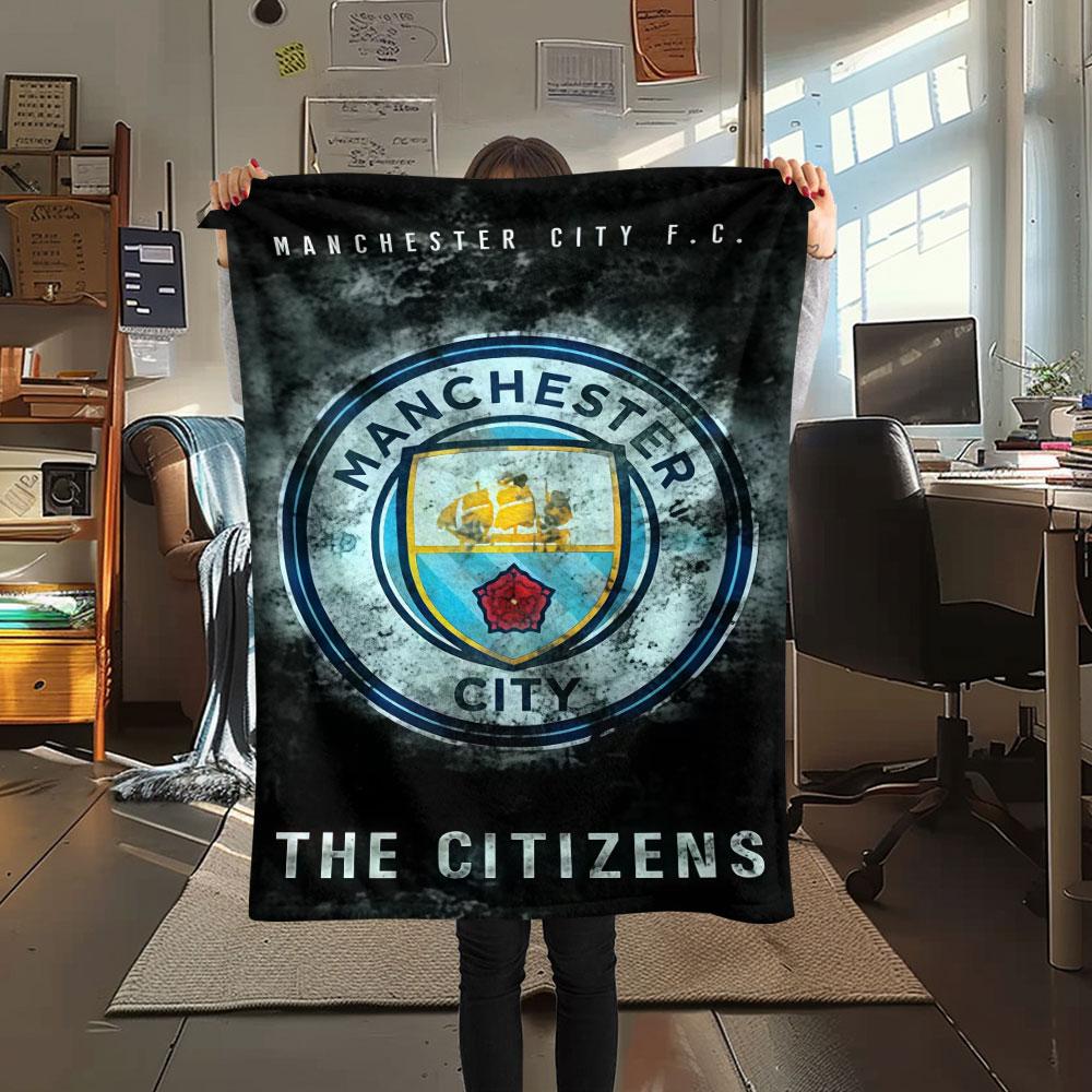 Cool MCFC Prints Blanket, High quality Comfortable for All Seasons, Home Decor, Warmth and Comfort