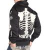 Джерси BONE Skull Bone 3D Print Oval Patch Jersey Track Jacket Black x Ivory [Banson] [Весна 2025] & NVSZ-2503 (JP, Алфавит, L, (К))