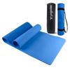 6mm Anti-Skid Yoga Mat with Carry Bag & Strap For Home Gym & Outdoor Workout, Water-Resistant, Super Soft, Easy To Fold (Blue)