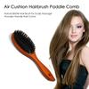 Air Cushion Hairbrush Paddle Comb Natural Bristle Hair Brush for Scalp Massage Wooden Handle Hair
