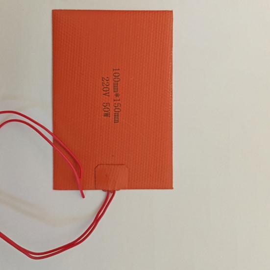 Грелка из силиконовой резины, устойчивая к коррозии, электрическая тепловая пленка, горячий нагревательный коврик, постоянная температура