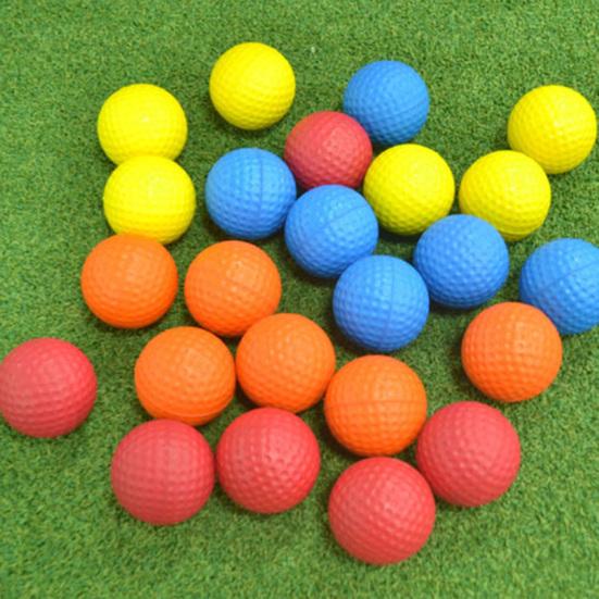 12 шт., реалистичные мячи для гольфа с ямочками, долговечные, улучшают точность, никогда не теряют тренировочные мячи для использования в помещении и на открытом воздухе