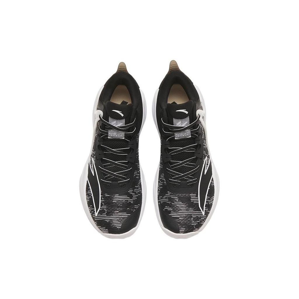 Anta Баскетбольные кроссовки Light Cavalry 8 с низким верхом, износостойкие, дышащие, мужские, черные, белые 112321603-3