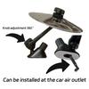 2Pcs Car Vent Mini Drum Crash Cymbal for Car Vent Car Dashboard