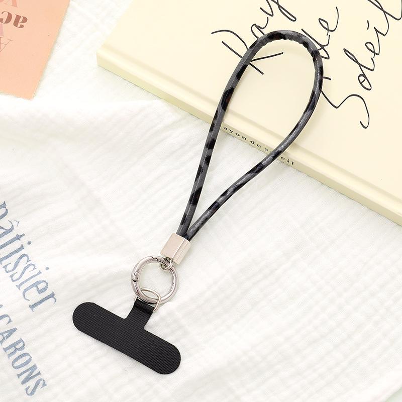 Цепочка для телефона с леопардовым принтом - Универсальный короткий шнурок и ремешок через плечо