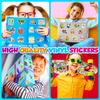 100 PCS Teacher Graffiti Stickers - School Theme Decals for Cars, Bottles, Notebooks
