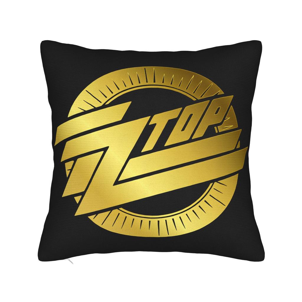 Band Zz Top Pillow Cover Square Cushion Cover Novelty Pillow Case For Couch Sofa Bedroom