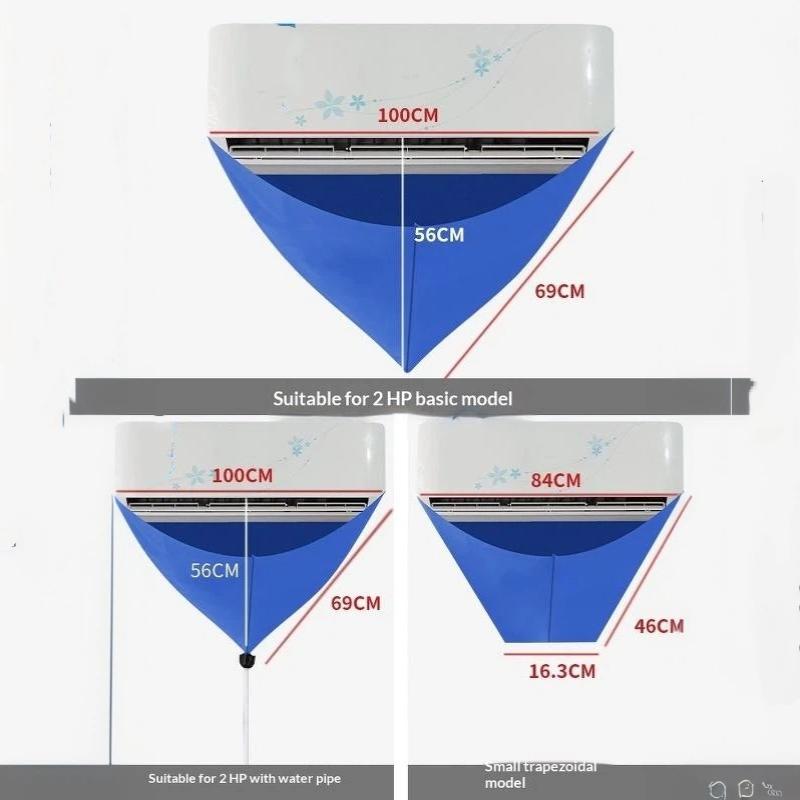 Leak-Proof Air Conditioner Clean Cover Waterproof Drain Air Conditioner Cleaning Kit Thickened Pvc With Drain Pipe