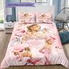 Floral Dreams Custom Name Pattern Bedding Quilt Set Quilt Cover Pillowcase Home Birthday Gift(1 * duvet cover + 2 * pillowcase, without core)