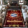 Bayern Munich Personalized Text Area Rug Suitable for Balcony Entryway Foyer Study room Anti-slip Rug Decorate Offices Wedding Party Gift