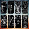 Готический Кибер Сигил Крест Чехол для Телефона Для iPhone 17,16,15,14,13,12,11 Plus,Pro,Max,XS Силиконовый Мягкий Чехол