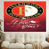 1pc Feyenoord Rotterdam logo Tapestry, Living Room, Bedroom, Office, Party Decor, Ideal Festive Gift