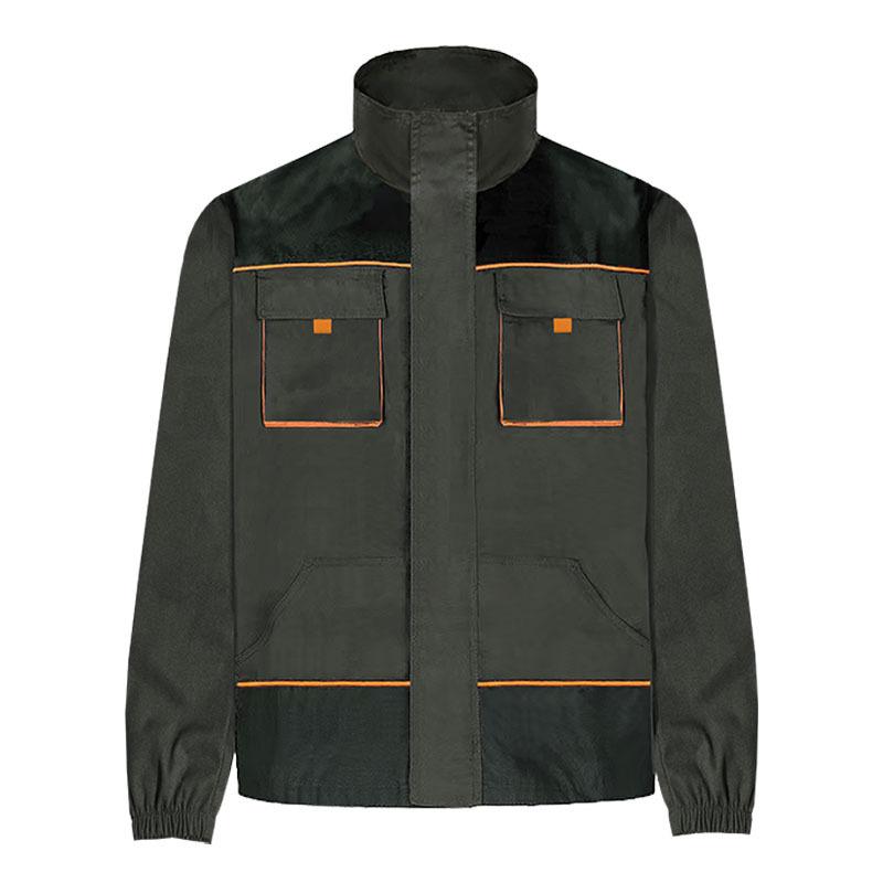 Men's Multi-Pocket Workwear Set: Wear-Resistant, Automotive Repair Jumpsuit with Logo