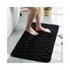 Bathroom Mat Anti-Slip Memory Foam Stones Mat Thick Gray