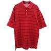 POLO GOLF RALPH LAUREN Border Short Sleeve Polo Shirt L Red Series Men's Used