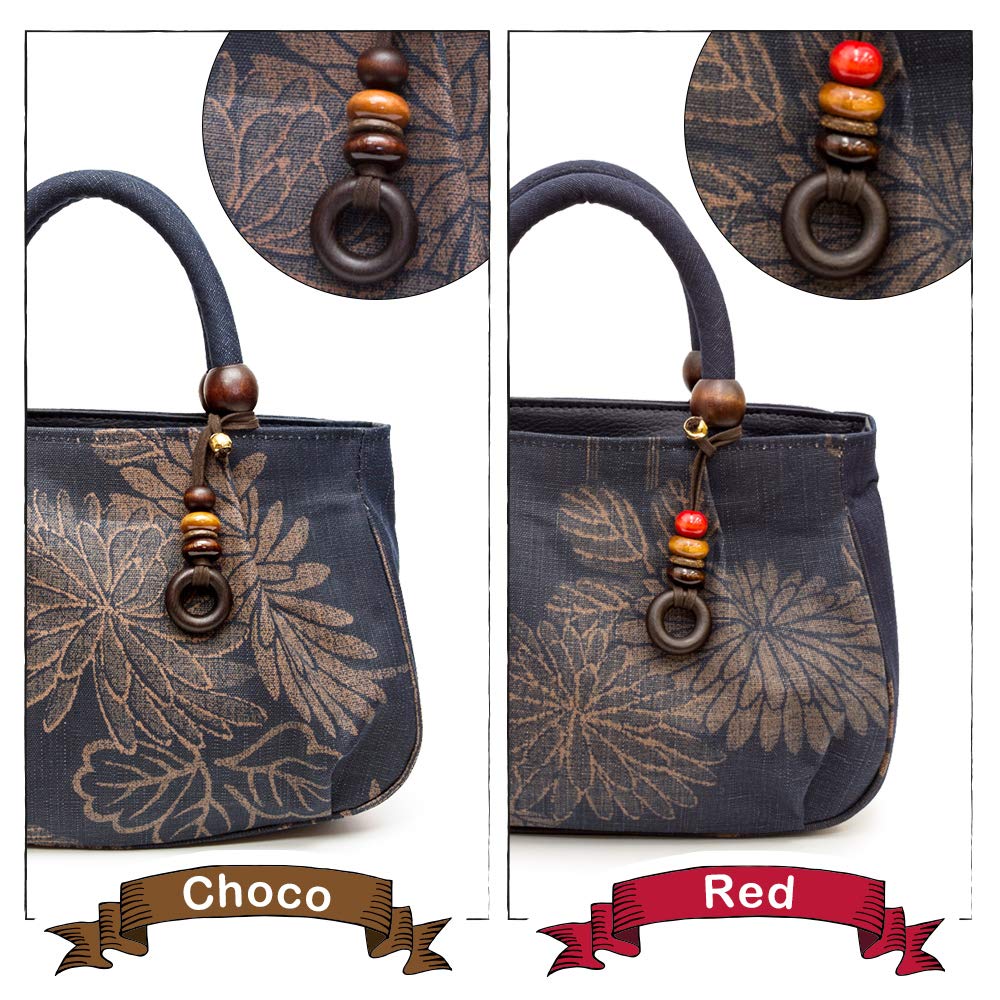 Сумка-тоут Made in Persimmon Shibu Japanese Birthday Charm [creareki] женская сумка, маленькая, легкая, Япония, индиго, окрашенная, стильная, темно-бордовая, подарок маме,