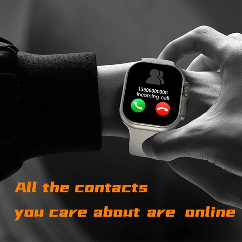 2023 Новые Смарт-часы Температура тела Ultra Series 8 NFC Smartwatch Беспроводная зарядка Bluetooth Вызов Мужчины