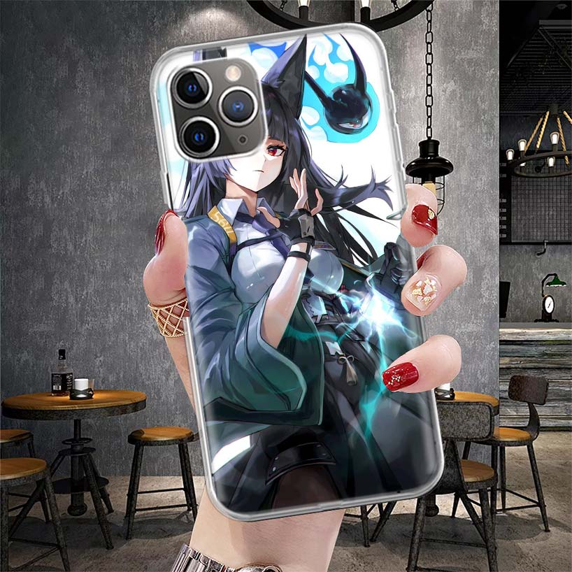 Zenless Zone Zero Хосими Мияби Мягкий чехол для телефона для iPhone 11 17 Air 16E 16 Pro Max 15 + 14 Plus 13 Mini 12 Apple 7 SE 8 Fundas