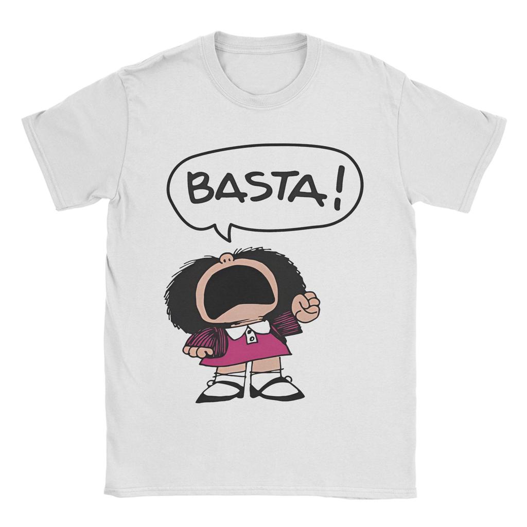 Casual Mafalda Protesting Tshirts Unisex Unisexs O Neck 100 Cotton T Shirts Short Sleeve Tees Gift Idea Tops