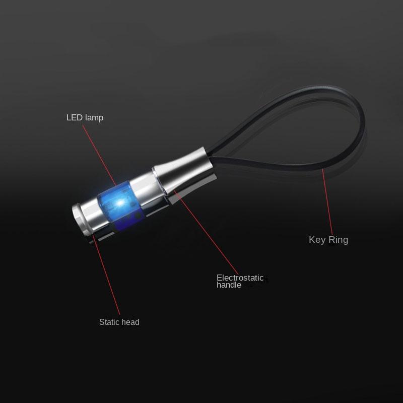 Статический стержень электростатический разрядник портативный антистатический брелок зимний сухой климат антистатический антистатический автомобильные принадлежности