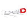 D4D D-4D логотип автомобиля наклейка эмблема значок наклейка для COROLLA RAV4 Camry CROWN PRIUS REIZ VIOS HIGHLANDER Prado Corolla Tundra