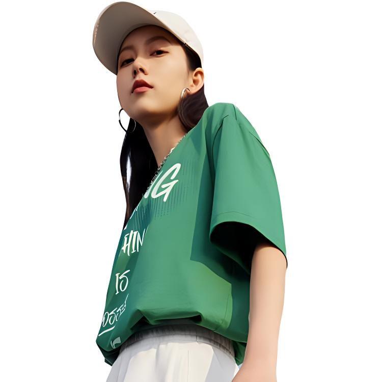 Li Ning Спортивный образ жизни Коллекция Спортивная мода Коллекция Футболка Унисекс Цвет сосновой хвои AHST547-3