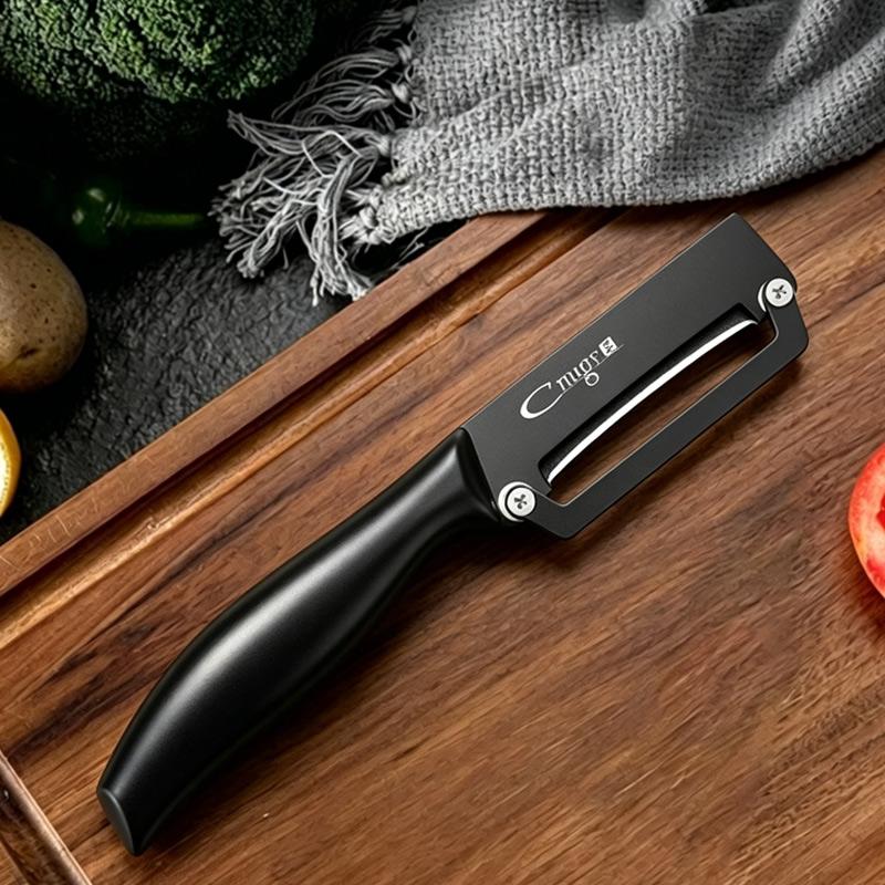 Многофункциональная кухонная овощечистка для нарезки фруктов и овощей с ручкой из нержавеющей стали
