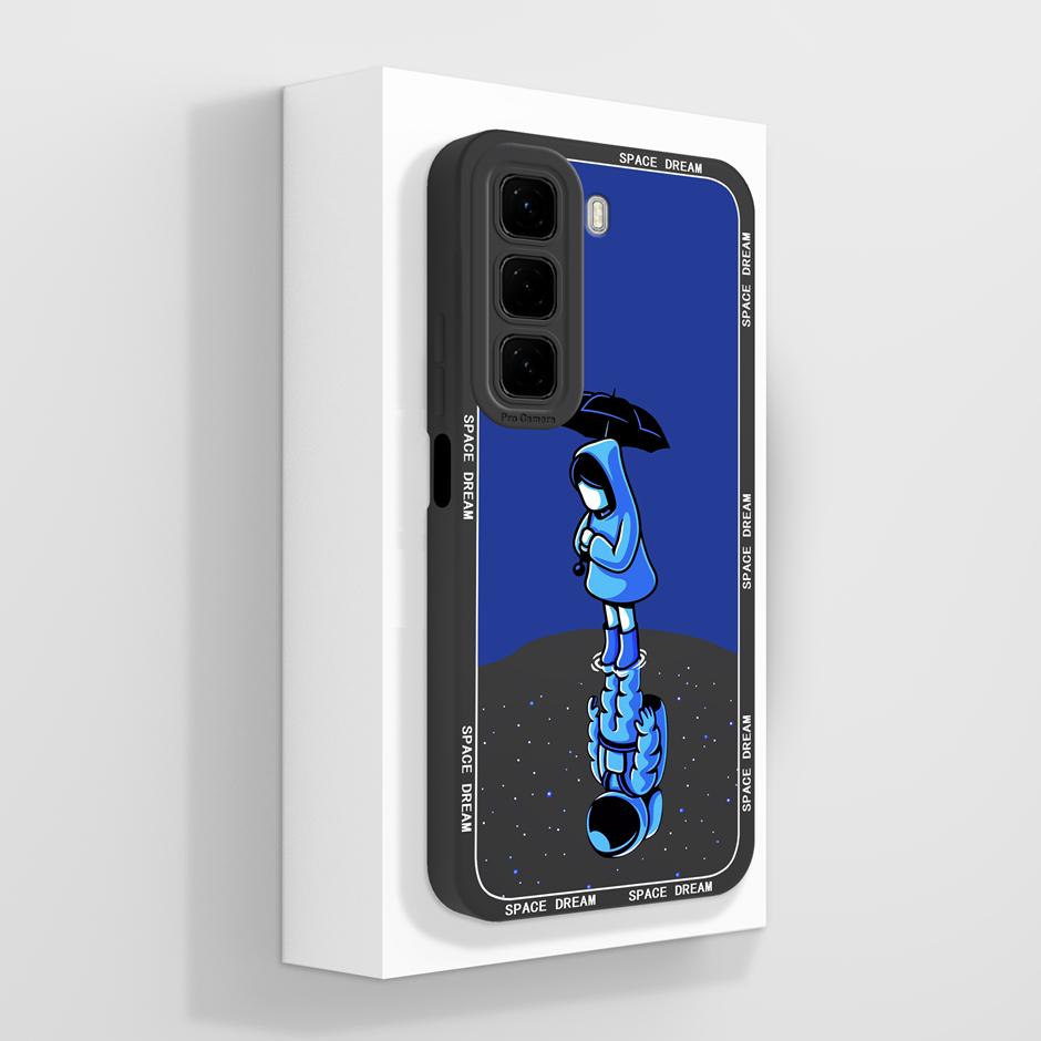 Для Infinix Hot50 50i 50Pro 50Pro+ Чехол Милый Кот Панда Защита от Падений Уникальная Крышка для Телефона Для Infinix Hot 50 Pro Plus 50i Capa