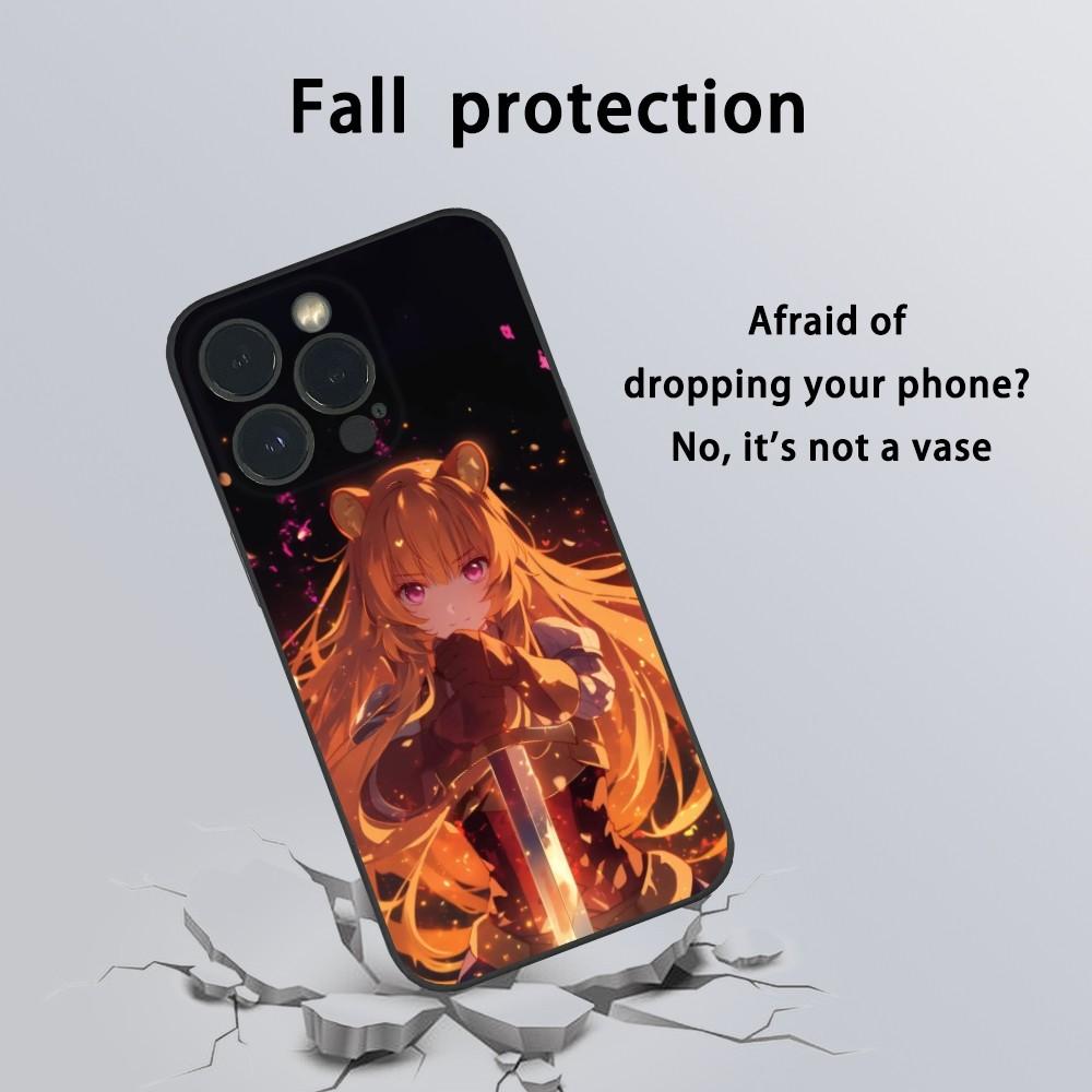 Чехол для телефона с Рафталией из аниме Для iPhone 16 15 14 13 Pro Max Plus Mini Матовый Мягкий Корпус Funda Ударопрочные Чехлы