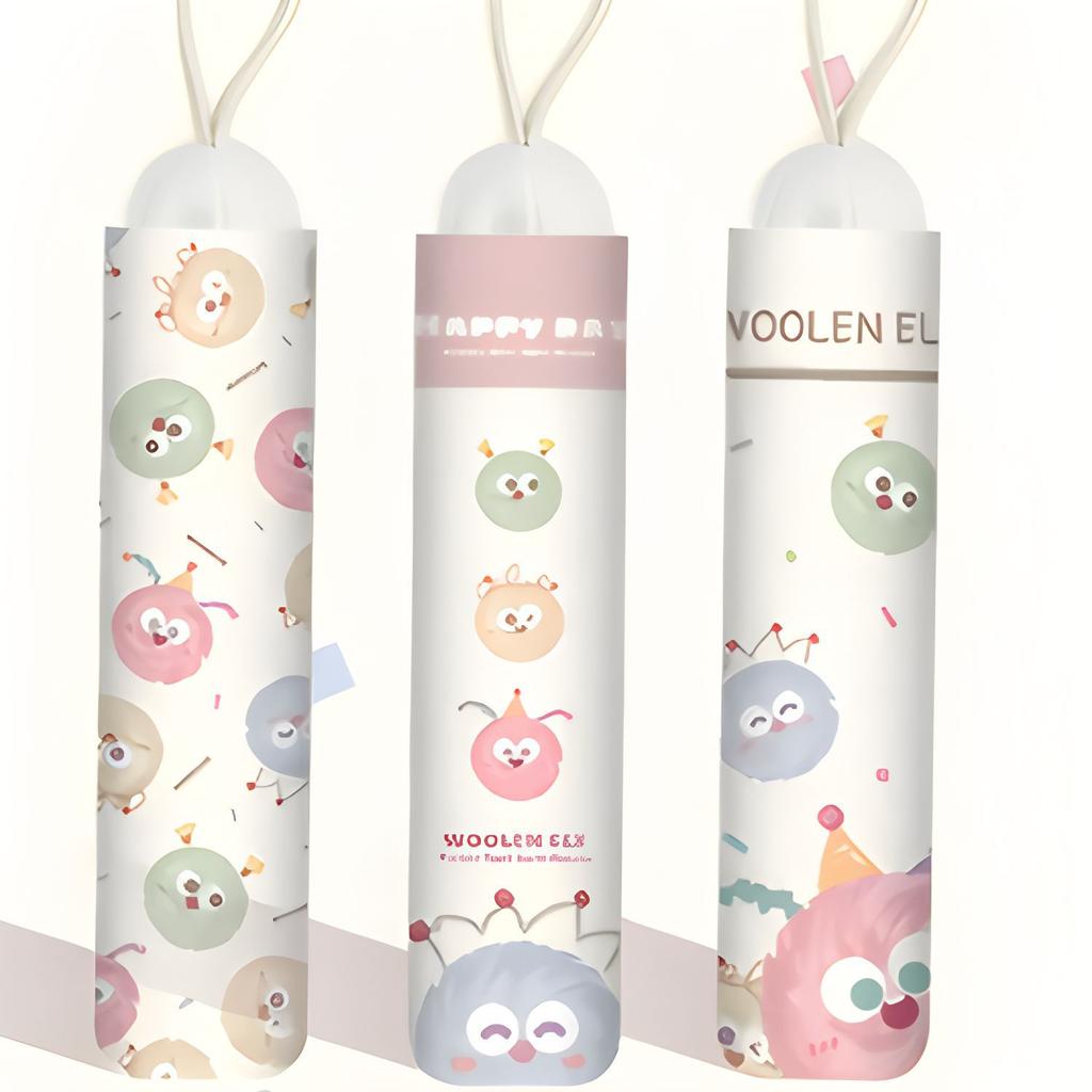 Creative Cartoon Cute Three-fold Eversion Umbrella Dual-purpose Umbrella Sun Protection Parasol UV Protection Sun Umbrella Student