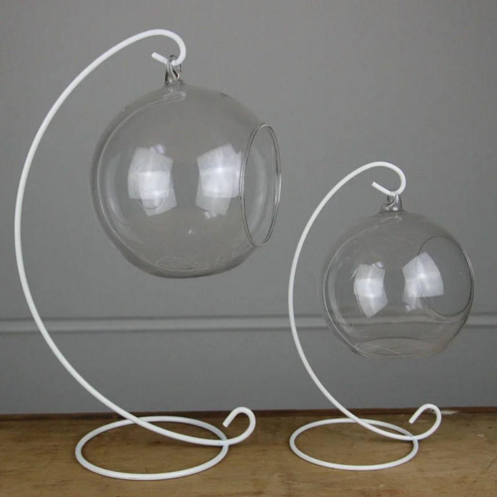 Portable Glass Ball Hanging Stand Iron Art Iron Display Stand Lantern Stand Flower Stand Fish Tank