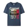 48th Birthday Man Woman 1976 Cassette Mens Shirts Graphic Tee Male Mens T Shirt Printing Luxury Brand Clothes