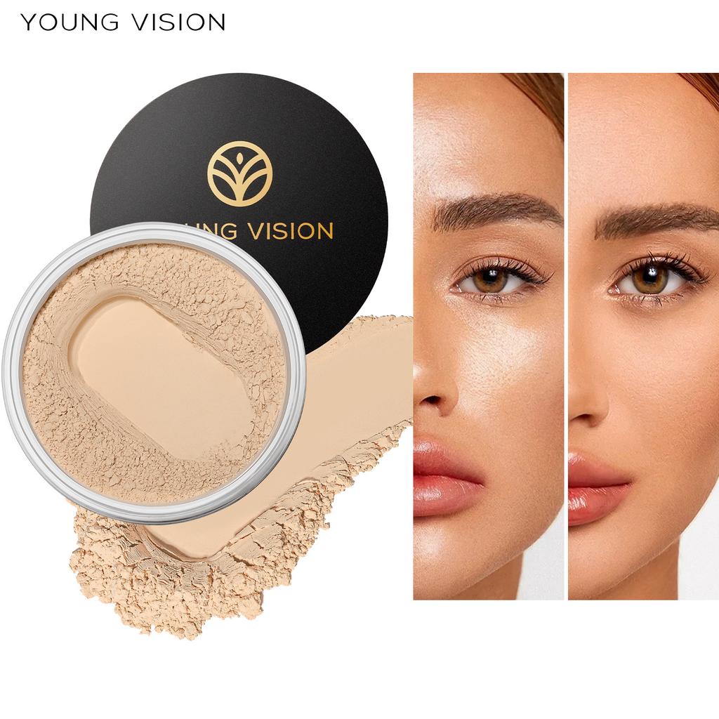 Makeup Loose Powder Waterproof Non-stick Powder Breathable Delicate Not Easy To Remove Makeup Matte Concealer Powder
