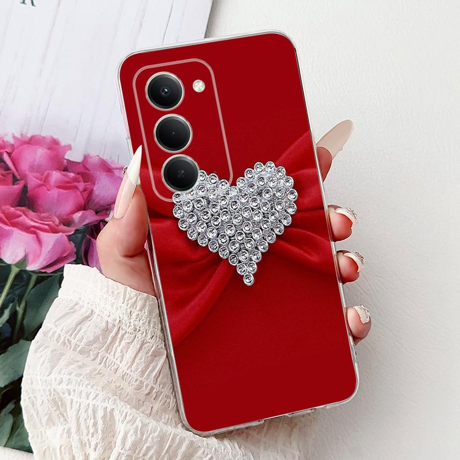 Чехол для Xiaomi Redmi 15 5G Милый Кот Роскошный Расписной Чехол 6.9'' Мягкий Тонкий Чехол для Телефона Для Xiaomi Redmi 15 Redmi15 4G Fundas Coque