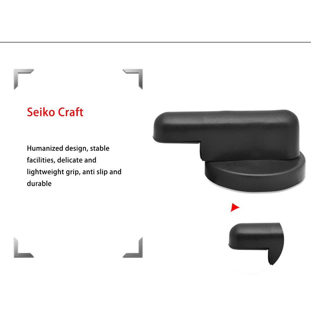 Ванная комната Нейлоновая ручка для перегородки Общественный туалет Черный замок Дверные замки Уборная Навесной замок для туалета Домашнее оборудование