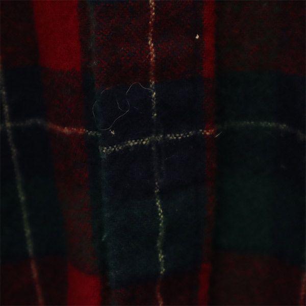 Рубашка PENDLETON в клетку с длинным рукавом, шерстяная, L, мужская, б/у