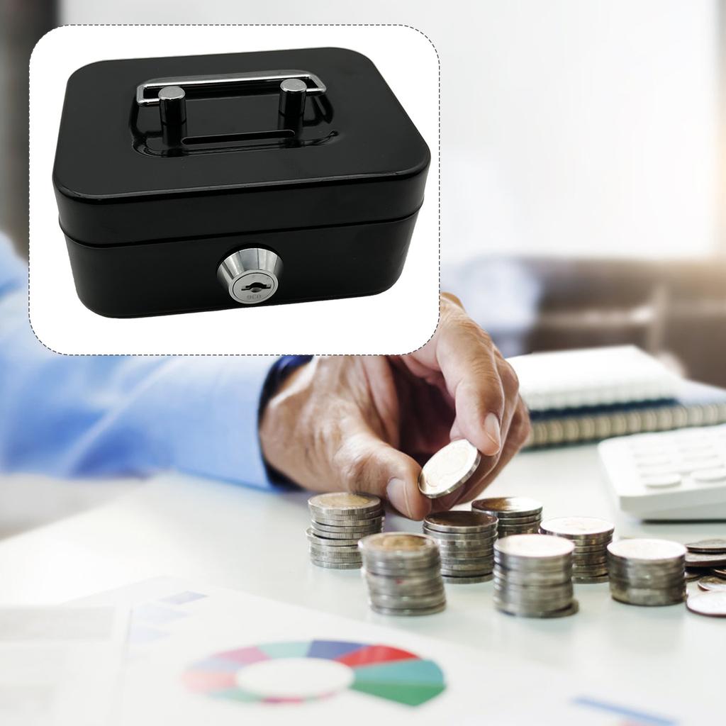 Детская касса с замком, креативная прочная копилка-органайзер, жестяная банка для денег, подарки детям на день рождения, Новый год