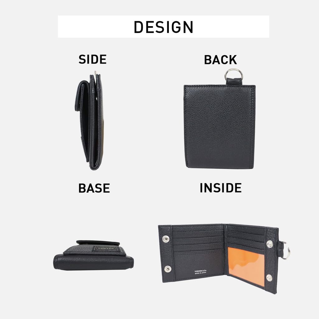 CALM WALLET Двойной кошелек [Porter] 041-03123 Черный/10