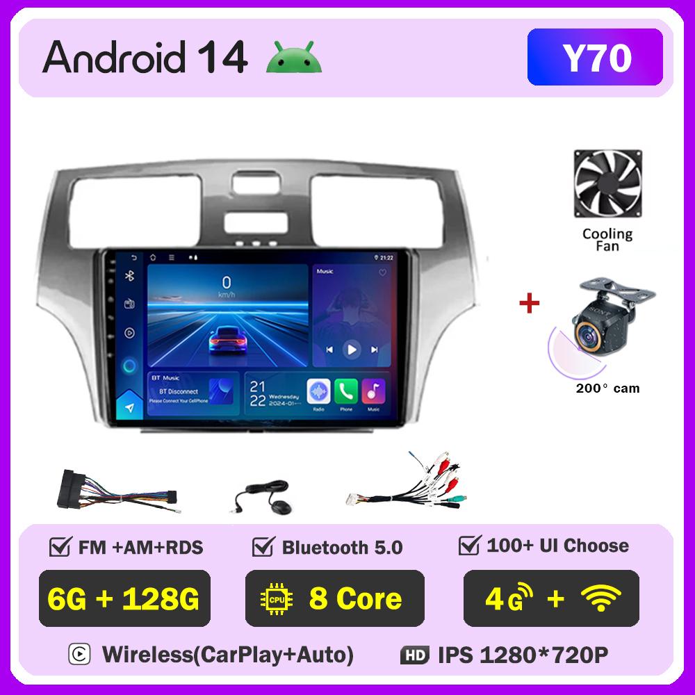 Для Lexus ES300 ES 300 ES330 XV30 ES 330 2001-2006 Carplay Auto Screen Wireless Android Auto Car Intelligent Systems AutoMotive