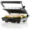 DOMO Electric Multifunction Grill - Large Teflon Plates - Floating Lid - Adjustable Thermostat