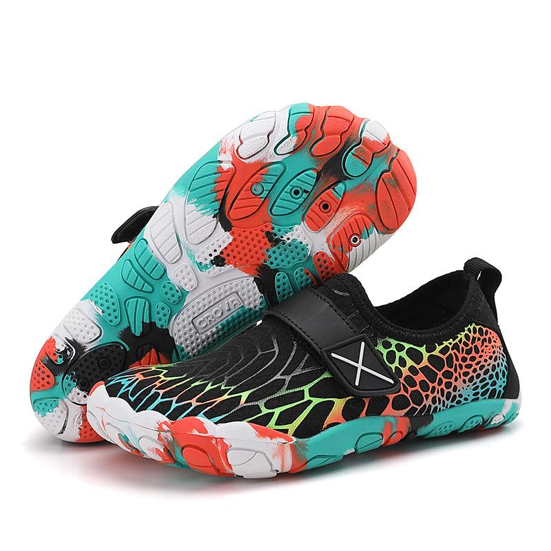 2024 новая детская обувь для ручьев и бродов для родителей и детей, нескользящая пляжная обувь, женская обувь для плавания и снорклинга, обувь для рыбалки, мужская