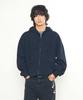 Худи на молнии Low Classic Low Washed_Черный [Lc267Ts13Bk]