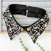 Elegant Diamond Crystal Detachable Collar for Women False Shawl Shoulder Wrap Lapel Fashionable Accessory for Women