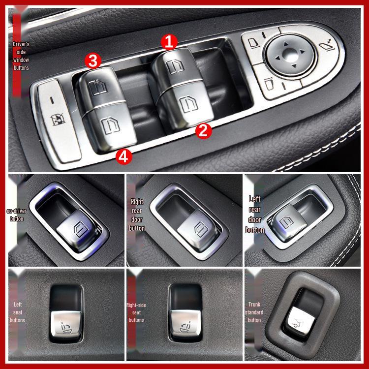 Кнопка главного переключателя стеклоподъемника Mercedes-Benz W205/W253 C-Class/GLC