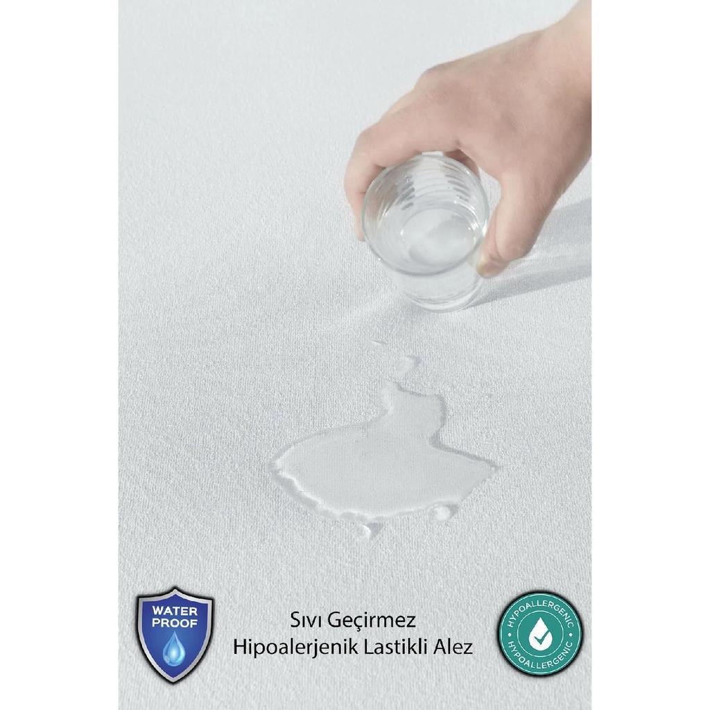 Bed Mattress Fitted Water Liquid Proof Mattress Wrapping Design Double Or Single Antibacterial