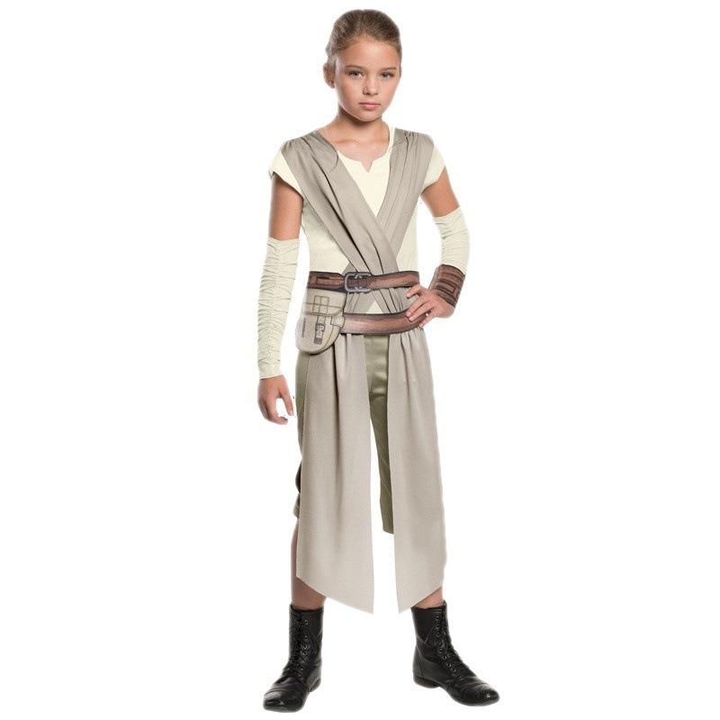 Halloween Costume Star Wars The Force Awakens Rey Girl Classic Movie Characters Ka Wah Game Play