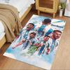 Messi Customizable Name Floor Mat Perfect for Bedrooms Dormitory Foyer Kitchen Anti-slip Rug Decorate Offices Wedding Party Gift